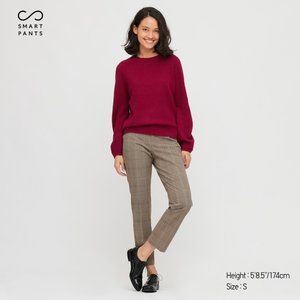 Uniqlo Women Smart 2-Way Stretch Pant Glen Plaid